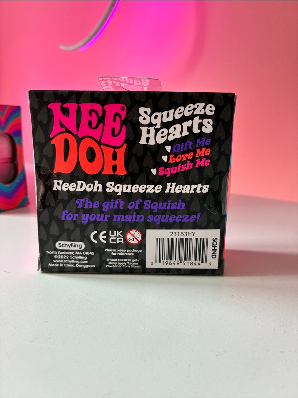 NeeDoh Squeeze Heart AUTHENTIC 4 different colors (4 for 90) - Picture 5 of 6